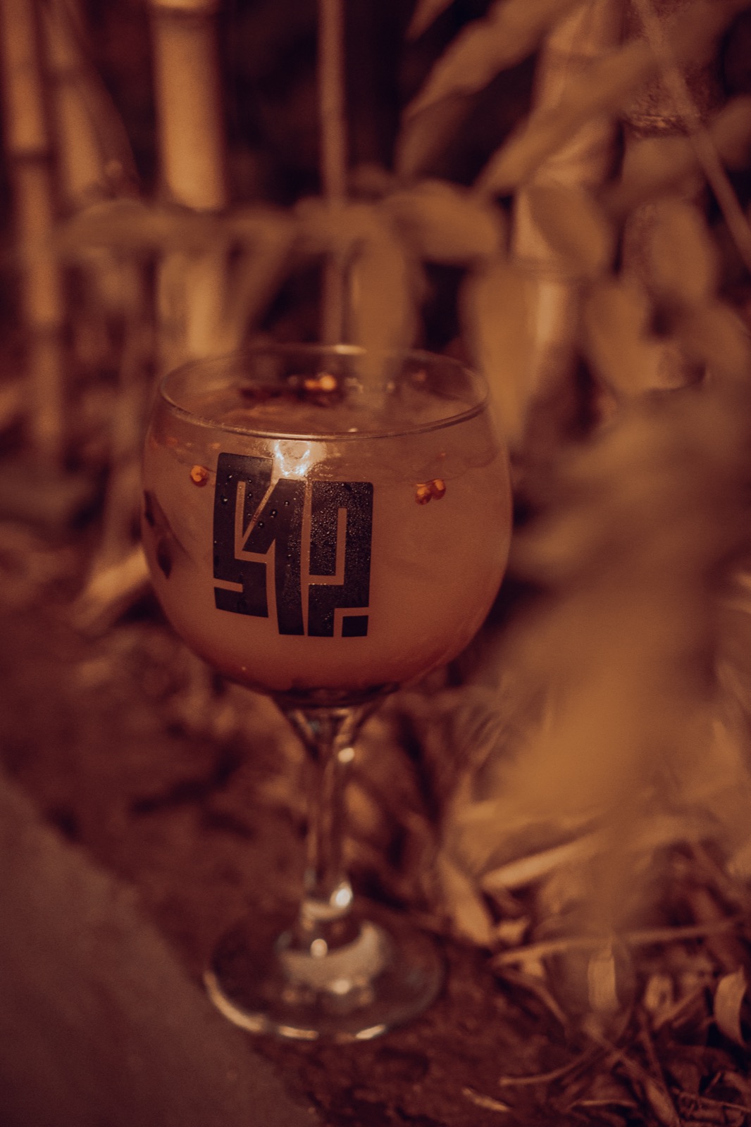 Drink com Gin 512 em taça